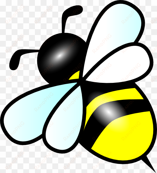 small bee clip art - clipart bumble bee png