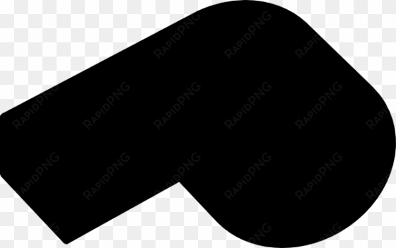 small - black whistle clipart