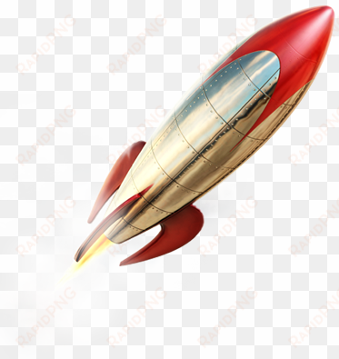 small business marketing agency - 50s sci fi rocket