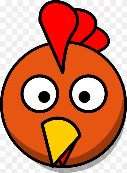 small - chicken face clip art