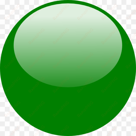 small - green bubble clipart
