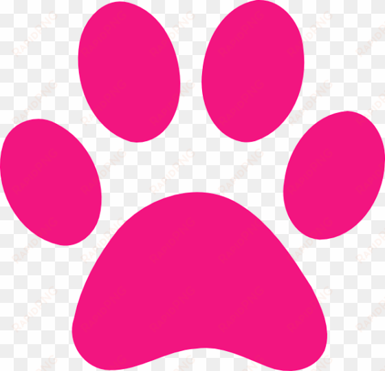Small - Purple Paw Print transparent png image