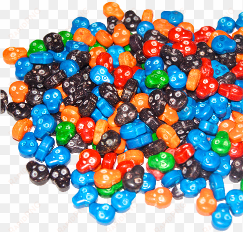 small skulls hard candies - bead