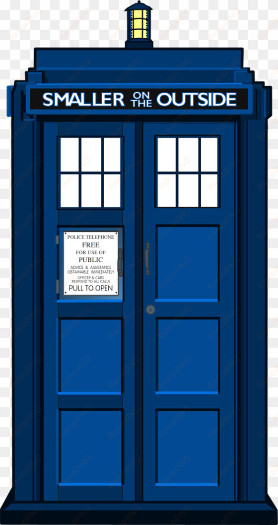 smallerontheoutside - doctor who tardis png