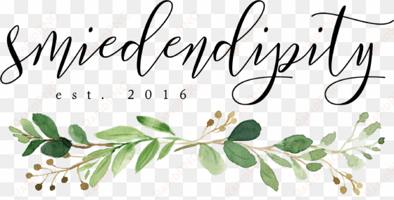 smiedendipity - bridal shower calligraphy png
