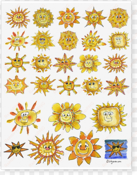 smiley cute sunshine faces to wear for extra vitamin - frequent buyer card