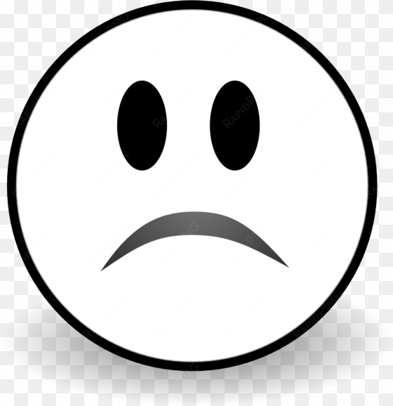 smiley face sad face image - coloring picture of sad