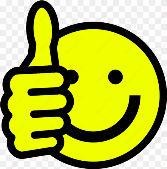 smiley face thumbs up clipart - clipart smiley