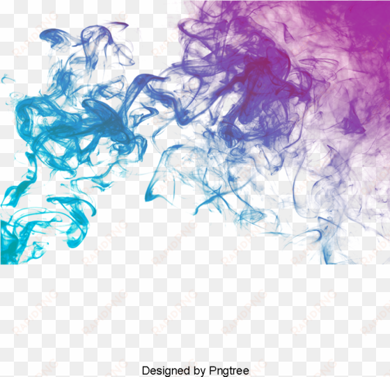 smoke article, aqueous, smoke, colored smoke png image - 煙霧 藍 色