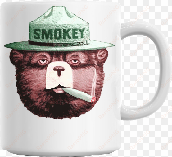 smokey the bear smoking weed