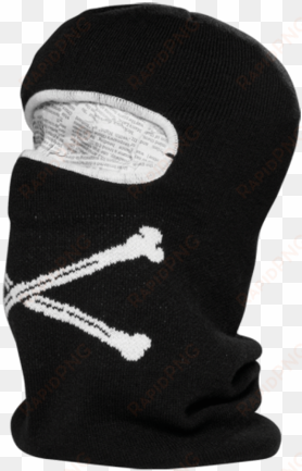 snaggletooth crossbones balaclava - 686 men's snaggletooth crossbones balaclava, black,