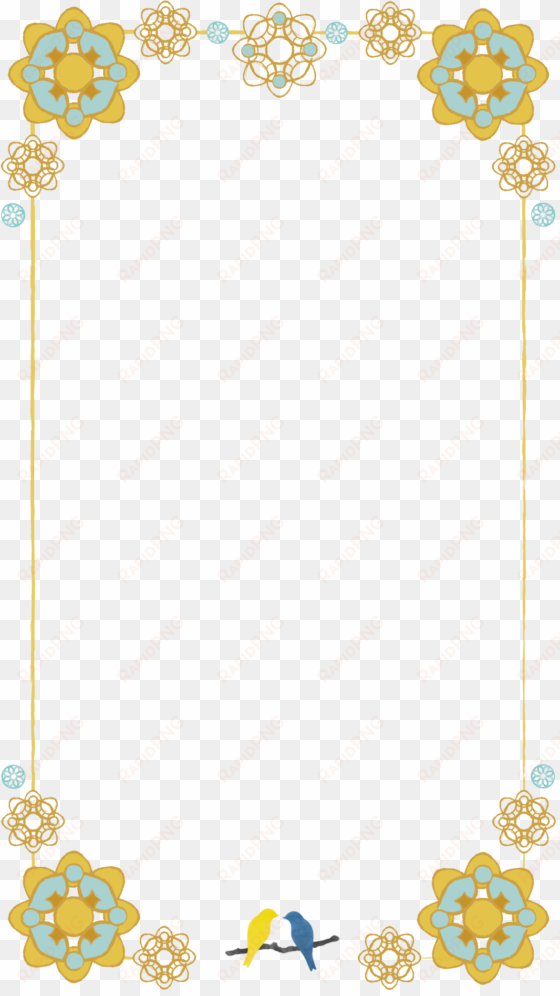 snapchat clipart frame - border frame png transparent