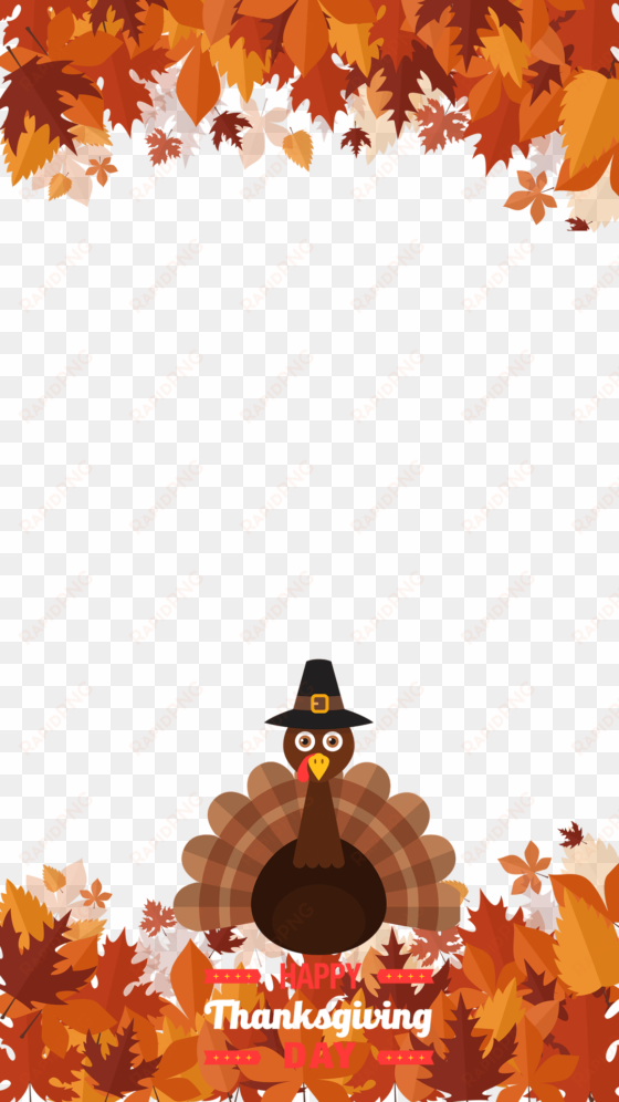 Snapchat Filters Clipart Time - Thanksgiving Snapchat Filter transparent png image