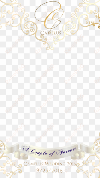snapchat geofilter wedding - place card