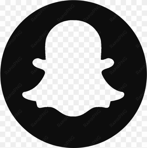 snapchat logo4 - snapchat logo png black and white
