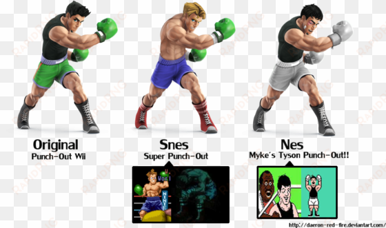 snes reskin and nes recolor - super punch out little mac