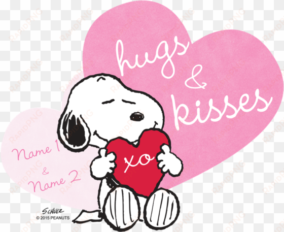 snoopy hugs and kisses - hugs and kisses png