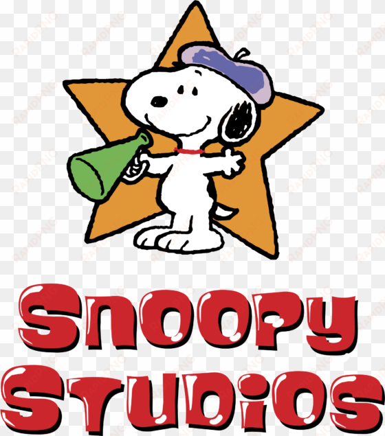 snoopy studios logo png transparent - snoopy logo