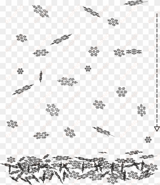 snow fall schematics - illustration