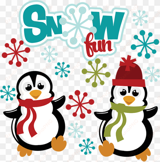 snow fun svg winter svg files snow svg files penguin - snow penguin clip art