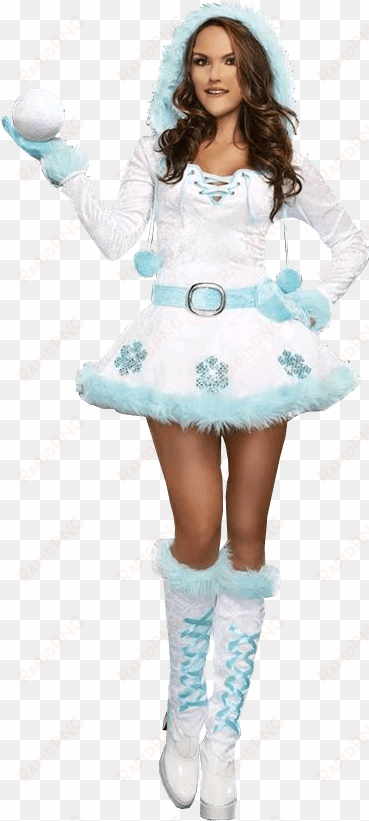 snow girl transparent background christmas png image - pretty girl transparent background png