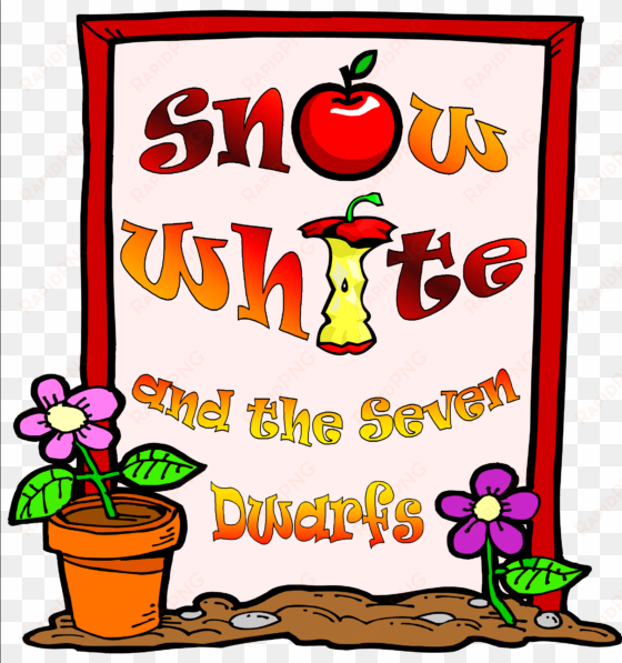 snow white and the seven dwarfs png sign