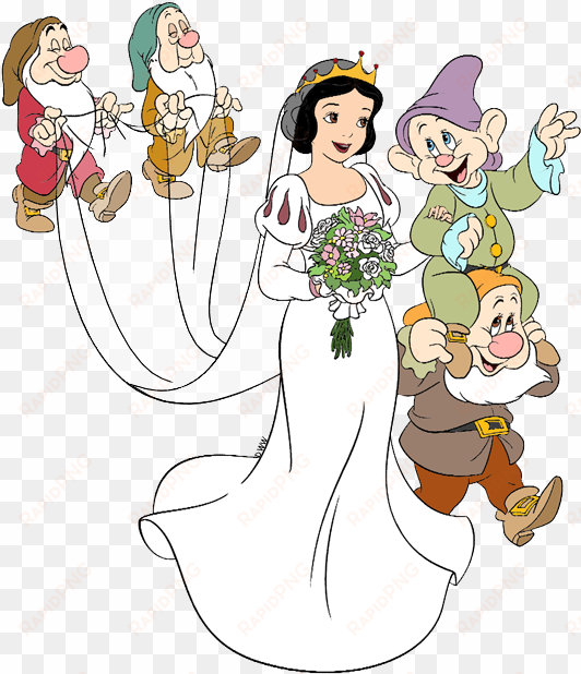 Snow White Clipart Dopey - Snow White Wedding Disney transparent png image