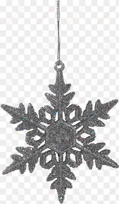 snowflake with silver glimmer - snowflake