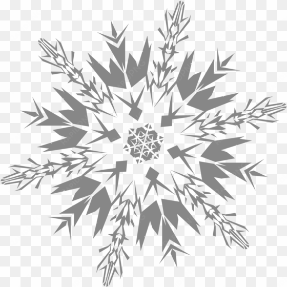 snowflakes png7585 - blue snowflake png