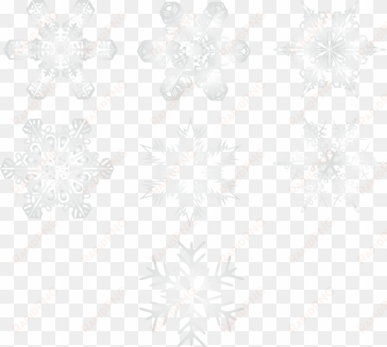 snowflakes transparent png image - snow