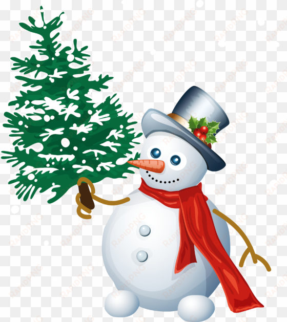 snowman - christmas snowman clipart png
