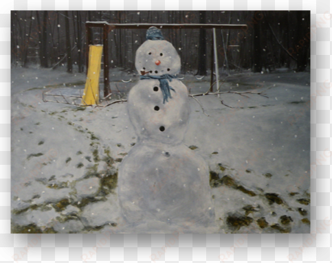 snowman~open arms - 30"x40" - - open arms