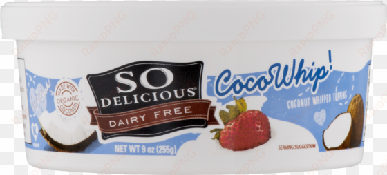so delicious dairy free coco whip coconut whipped topping, - coconut whipped cream kroger