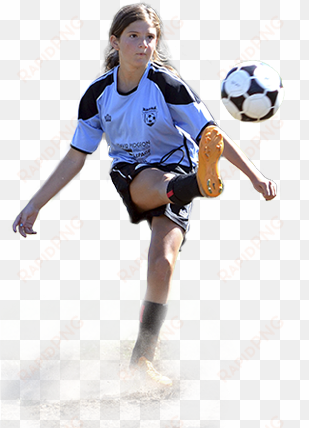 soccer player png welcome to team photo - kick up a soccer ball