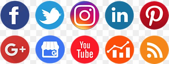social media icons for social media management platform, - social media platforms transparernt