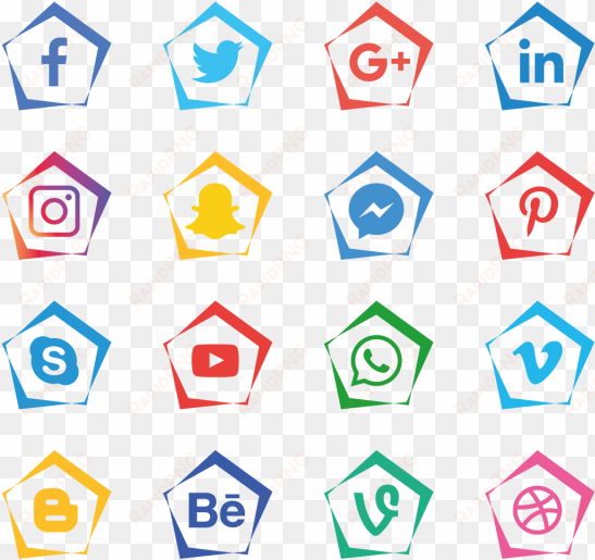 social media icons set - whatsapp