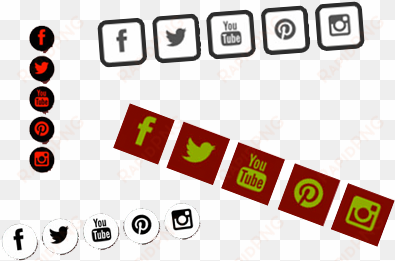 social media icons widget - marketing