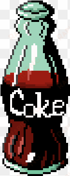 soda clipart pixel art - coca cola bottle pixel art