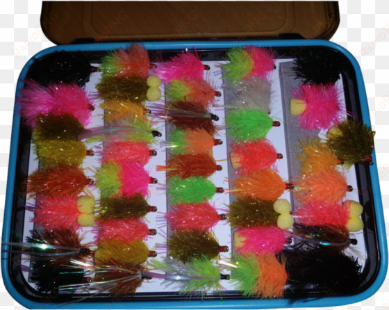 sold out boxed blobs fly set x 50pcs - fishing