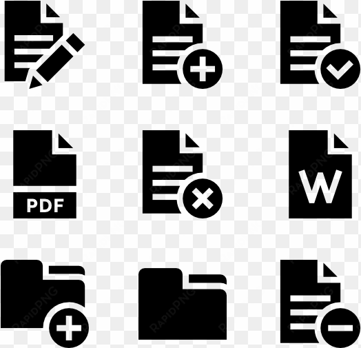 solid files and folders - supermarket icon png