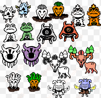 some monsters too * butterflies as flies * corns as - undertale monsters