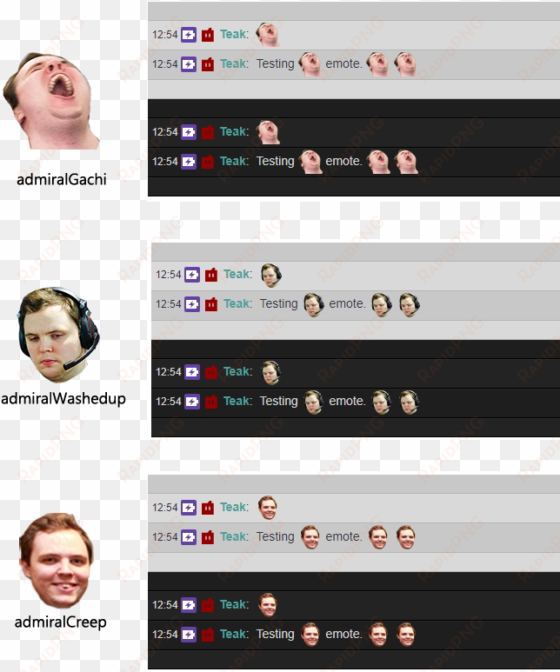 some new ideas of bdawg emotes - admiralbulldog twitch emote