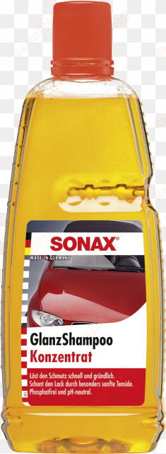 sonax champú brillo concentrado - sonax 314300 concentrate gloss shampoo (1 l)