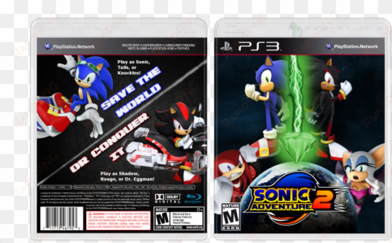 sonic adventure 2 box art cover - false sonic adventure 2 - sonic adventure 2 o.s.t.