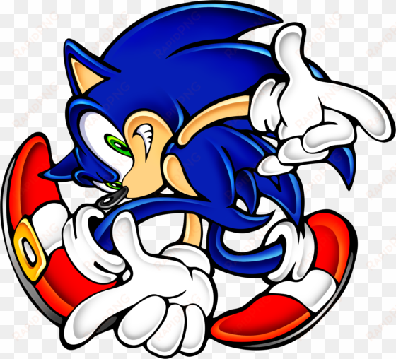 sonic adventure png - sonic the hedgehog adventure pose