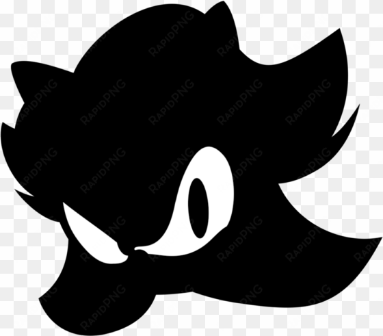 sonic boom shadow logo vector by greenmachine987 - shadow the hedgehog vector icon