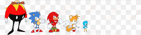 sonic mania adventures character sizing sheet - sonic mania adventures eggman