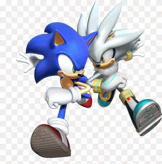 sonic the hedgehog - sonic and silver