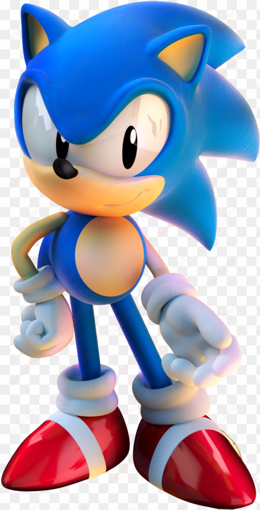 Sonic Z Classic Sonic - Classic Sonic Is Younger Sonic transparent png image