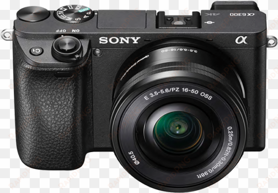 sony digital camera png transparent image - - sony a6300 (kit 16-50mm) camera